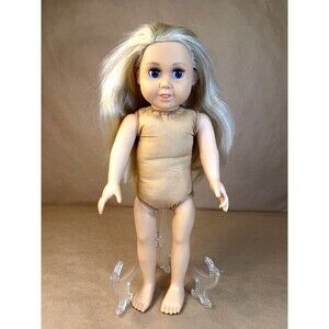Vintage 1996 Fibre Craft FCM 18" Doll - Blonde Hair & Blue Eyes - Springfield Co